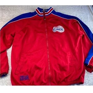 Red Clippers Jacket with Blue Accents